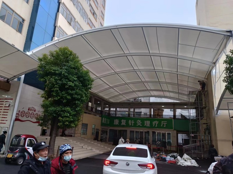 2026泰州市推拉棚膜结构一体化厂家，厂区、园区停车棚工程承接-1